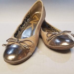 ❤ Anne Klein Sport Rose Gold Ballet Flats …
